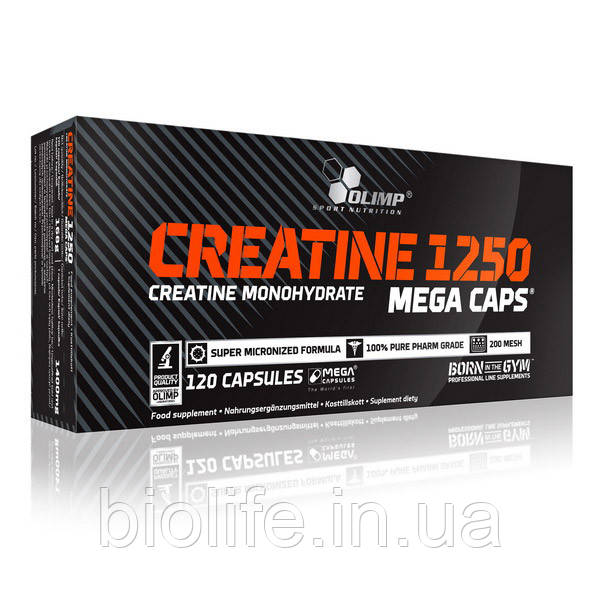Creatine Mega Caps 1250 (120 caps)