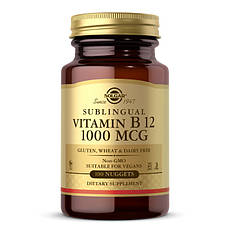 Sublingual Vitamin B 12 1000 mcg (100 nuggets) Киев