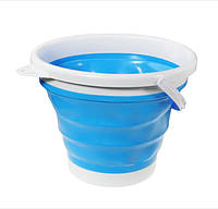 Складное силиконове ведро Silicon Bucket 10 л