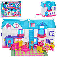 Іграшковий будиночок ляльковий 1205CD складаний із меблями