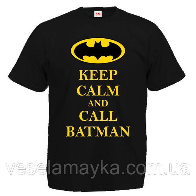 Футболка "Keep Calm and Call Batman"