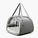 Сумка-рюкзак переноска Baolujie для домашніх тварин (кошок, собак, кроликів) (код: IBA019S), фото 4
