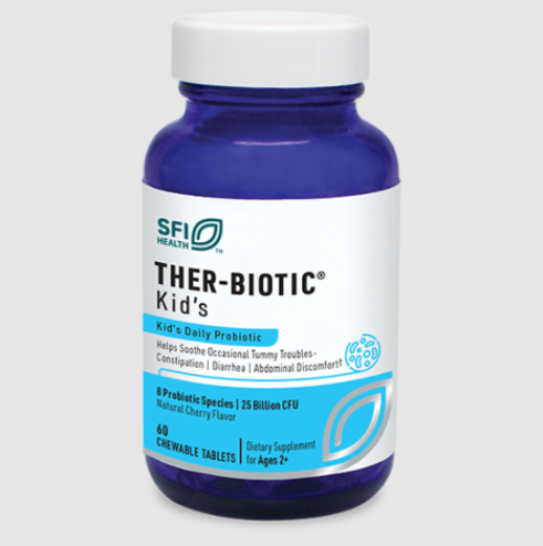Klaire Ther-Biotic® Kid's (Children's Chewable) / Пробіотик для дітей жувальний 60 таблеток