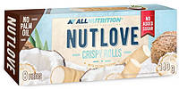 Вафельные трубочки All Nutrition Nutlove Crispy Rolls 140г кокос