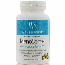 Natural Factors WomenSense MenoSense формула для прийому під час менопаузи 90 вегетаріанських капсул