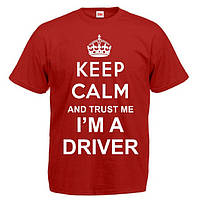 Футболка "Keep Calm and trust me I'm a driver"