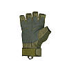 Тактичні неуздіючі рукавички e302 зелений l, фото 3