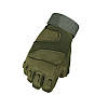 Тактичні неуздіючі рукавички e302 зелений l, фото 4