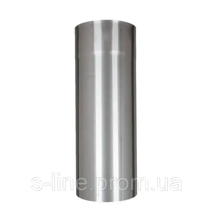 Труба одностінна для димоходу з нержавіючої сталі Ø 100-500 мм (AISI-304) 0,5 м товщина сталі 0.8