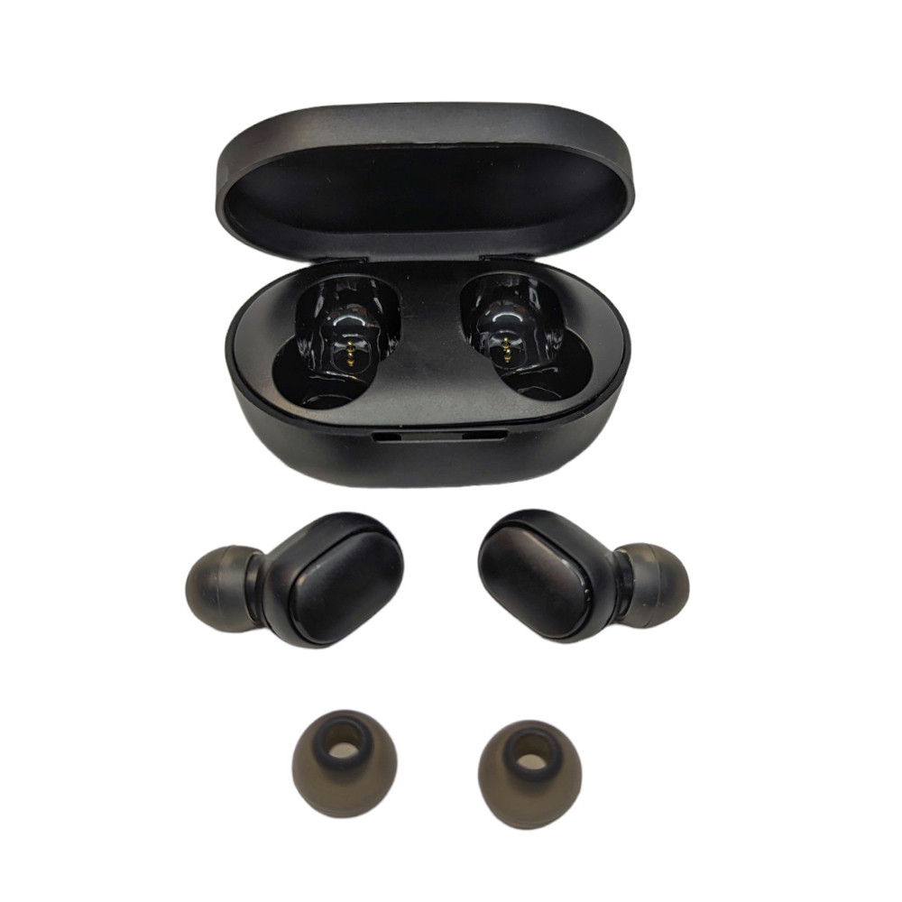 Бездротові Bluetooth навушники Earbuds Basic з шумопоглинанням Чорні, фото 1