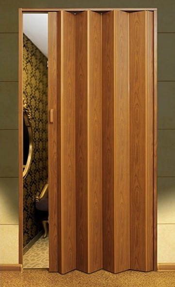 Двері гармошка глуха MELODY 820х2030х6мм Фруктове дерево