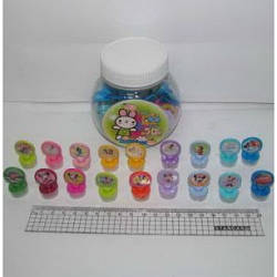 Штамп-печатка дитяча 0600 мікс (у банці 40 шт.)