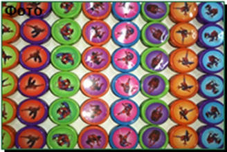 Штамп-печатка дитяча 19562С Людина-Павук