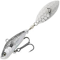 Тейл-спінер Savage Gear 3D Sticklebait Tailspin 73mm 13.0g Black Silver,1854.43.94