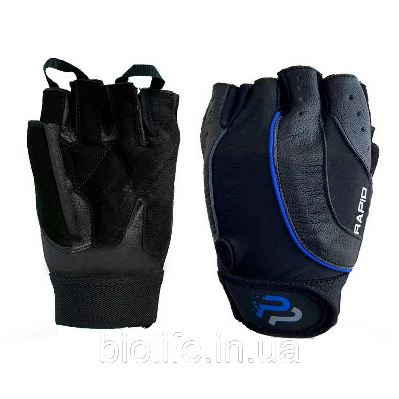 Fitness Gloves Black-Blue 9138 (M size) в Украине