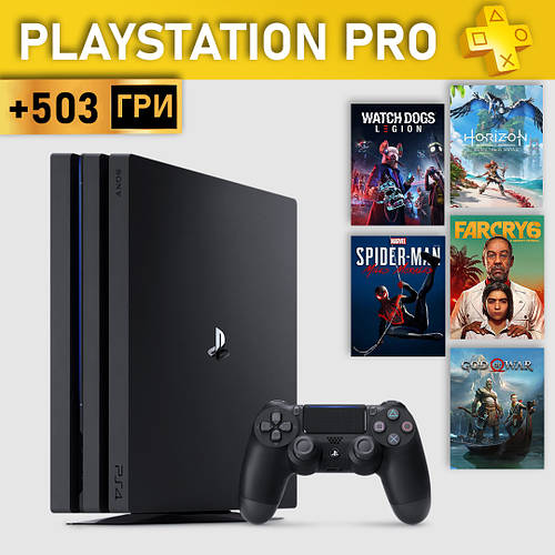 Купить Playstation 4 PRO +503 ИГРЫ +подписка PS+ Premium и Extra ...