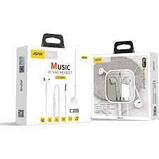 Навушники з мікрофоном Aspor A212- білий, фото 2