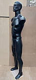Манекен чоловічий збірний "Стас" чорний на деревоплиті, фото 2
