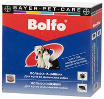 Нашийник антіблошіний BOLFO для кішок і собак дрібних порід 35 см