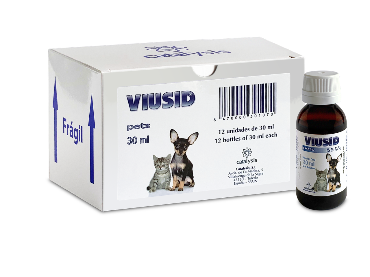 ВІУСІД петс 30 мл. (VIUSID pets) при вірусних інфекціях, гепатитах, хронічних захворюваннях
