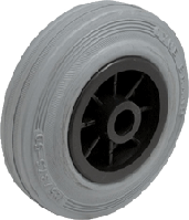 Гумові колеса із сірим гумовим протектором PG-серії 