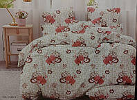 Комплект постельного белья Полиэстер 2-х спальный (180*215) "Розочка"