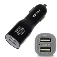 Автомобільний зарядний пристрій Remax CC201 2USB/black 2USB/black