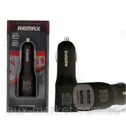 Автомобільний зарядний пристрій Remax CC201 2USB/black 2USB/black, фото 2