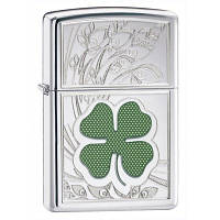 Зажигалка Zippo 24699 FOUR LEAF CLOVER (Четырехлистный клевер)