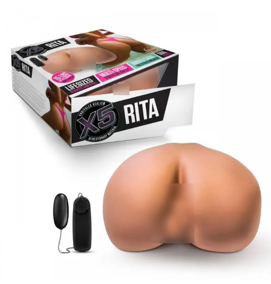 Реалістична вагіна з вібрацією X5 Men Rita Mocha Promax, фото 1