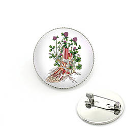 Брошка гомілковостоп для медика значок для ортопеду