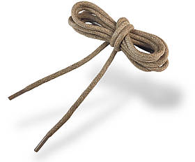 Шнурки взуттєві круглі з просоченням колір темно-бежевий (1.4.0) 70-150см