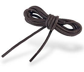 Шнурки взуттєві круглі з просоченням колір темно-коричневий (1.4.0) 70-150см
