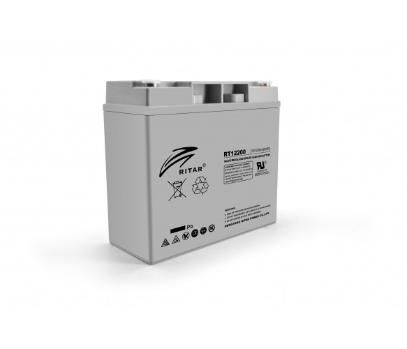 Акумулятор AGM RITAR - 20 Аг 12 В RT12200, Gray Case, Q4