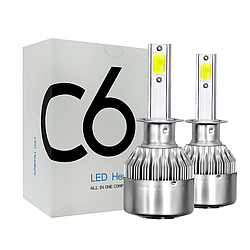 ОПТ 10 Комплектів C6-H7 автомобільних LED ламп 36W / Світлодіодні лампи / Автолампи