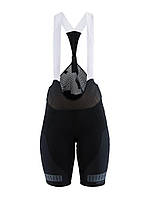 Женский велокомбинезон Hale Glow Bib Shorts Woman, Чорний, XS