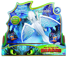 Як приручити дракона 3 Денна фурія Dreamworks Dragons, Lightfury Deluxe Dragon світло, звук