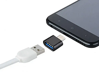 Переходник адаптер OTG TYPE C на USB. ОТГ тайп-си юсб