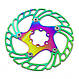 Високоякісний велосипедний ротор LitePro Rainbow 203 мм 6 болтів, фото 3