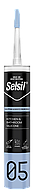 Силиконовый герметик Selsil для кухни и ванной белый 280 мл (35196/2430)