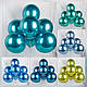 Повітряна куля Хром 10 дюймів упаковка 50 штук duck blue, фото 5