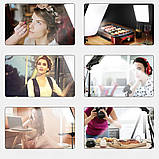 Світлодіодна прямокутна лампа для фото відео зйомки PL26 штатив 2м LED прожектор портативний Ra95+, фото 10