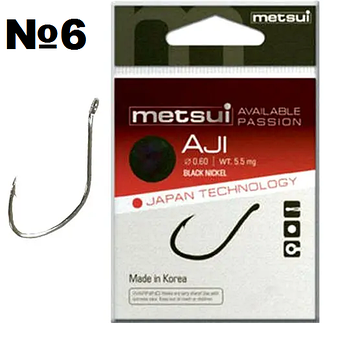 Гачки Metsui Aji 6 (12шт/уп)