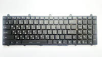 Клавіатура для ноутбука MSI GT783 чорна з чорною рамкою з підсвіткою RU/US