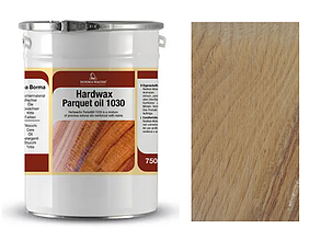 Масло/олія паркетне Parquet Oil 1030 на дубі/ясені (колір-Білий), Borma Wachs
