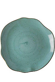 Тарілка дрібна Lubiana Stone age decor 25 см бірюзова 4636-6630L