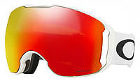 Горнолыжная маска Oakley Airbrake XL Polished White / Prizm Torch & Prizm Rose, Червоний, OS