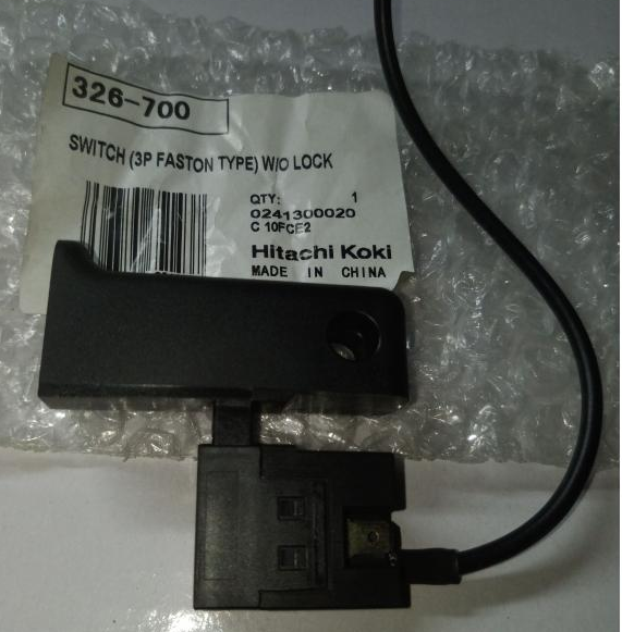 Вимикач кнопковий 220В C10FCE2 Hitachi Hikoki 326700