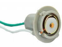 PN14 Патрон заднего фонаря Lanos, Sens 1-контактный серый (цокольн.) с проводом