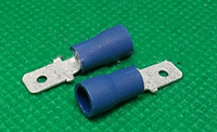 Клемма изолированная штыревая (папа) серии 4.8 мм под кабель 1.5-2.5мм2 MDV2-187(5)